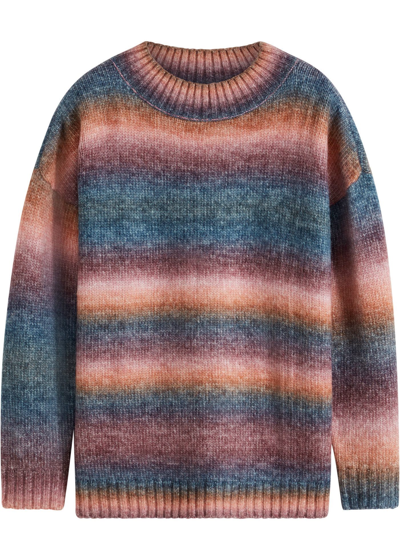 bonprix Strickpullover aus Polyacryl, Polyester, Polyamid und Wolle, ohne Kragen