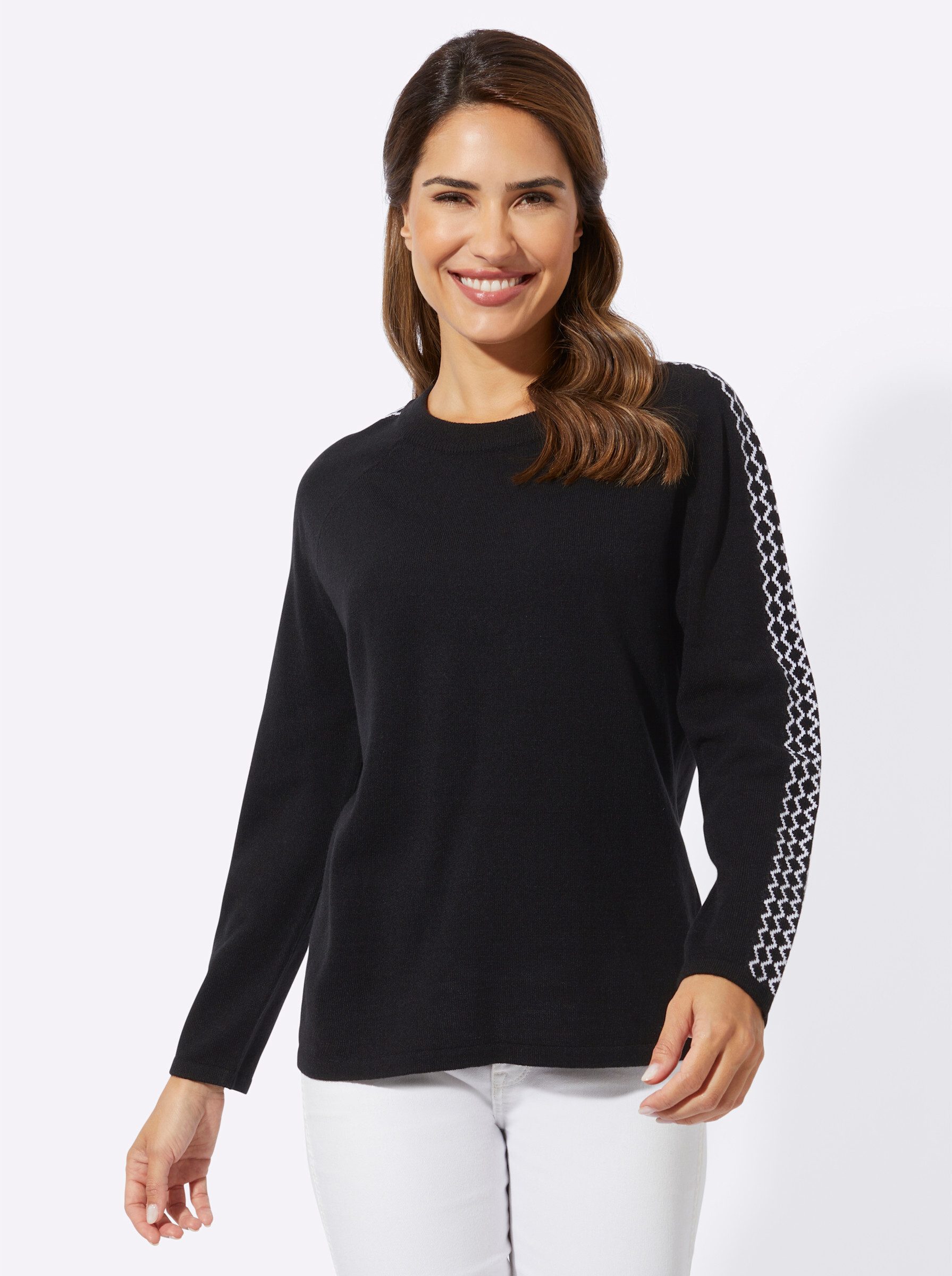 Strickpullover Langarm-Pullover