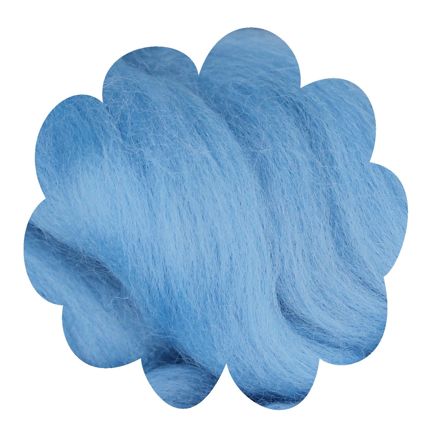 theofeel Filzwolle Märchenwolle Bastelwolle Nassfilzen Trockenfilzen Farbwahl Bastelgarn, (25g Kammzug Merinowolle, Wolle zum filzen, Spinnwolle, Spinnfasern, Nadelfilzen), 100% Wolle (Deutsche Merinowolle)