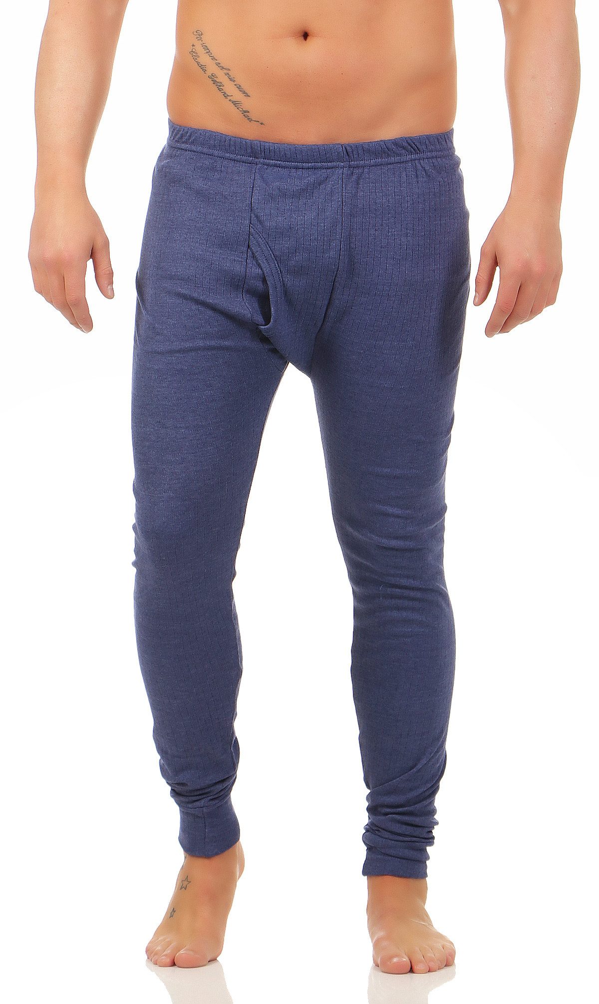 Thermoleggings Herren Thermo Leggings CL 4034 Blau 5/M