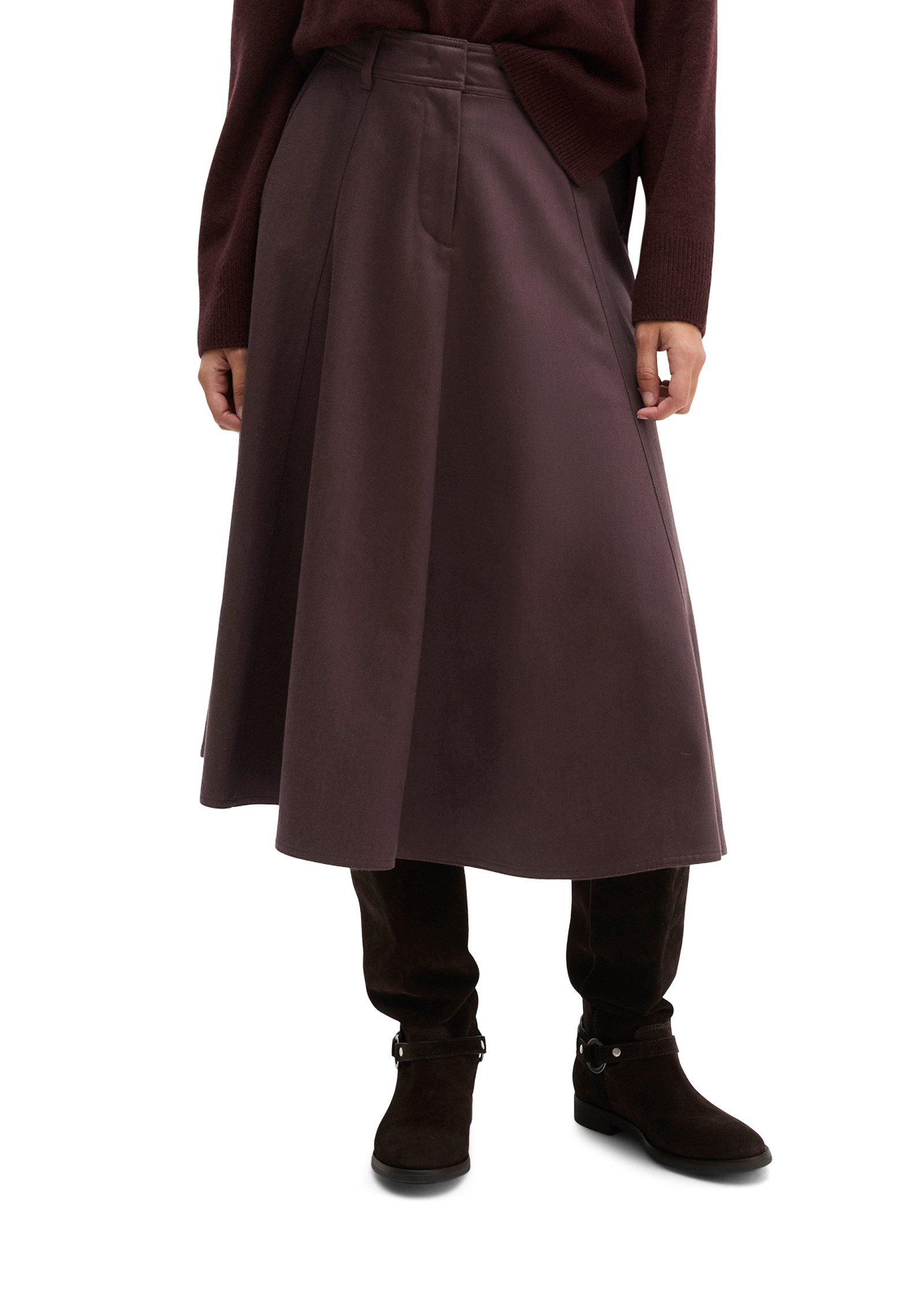 Marc O'Polo Webrock aus fließendem Lyocell-Baumwoll-Twill