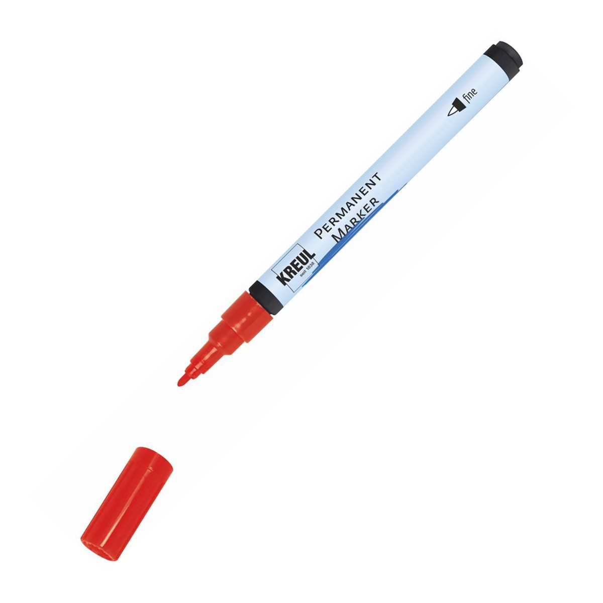 Permanentmarker KREUL Permanentmarker fine 1-2mm rot