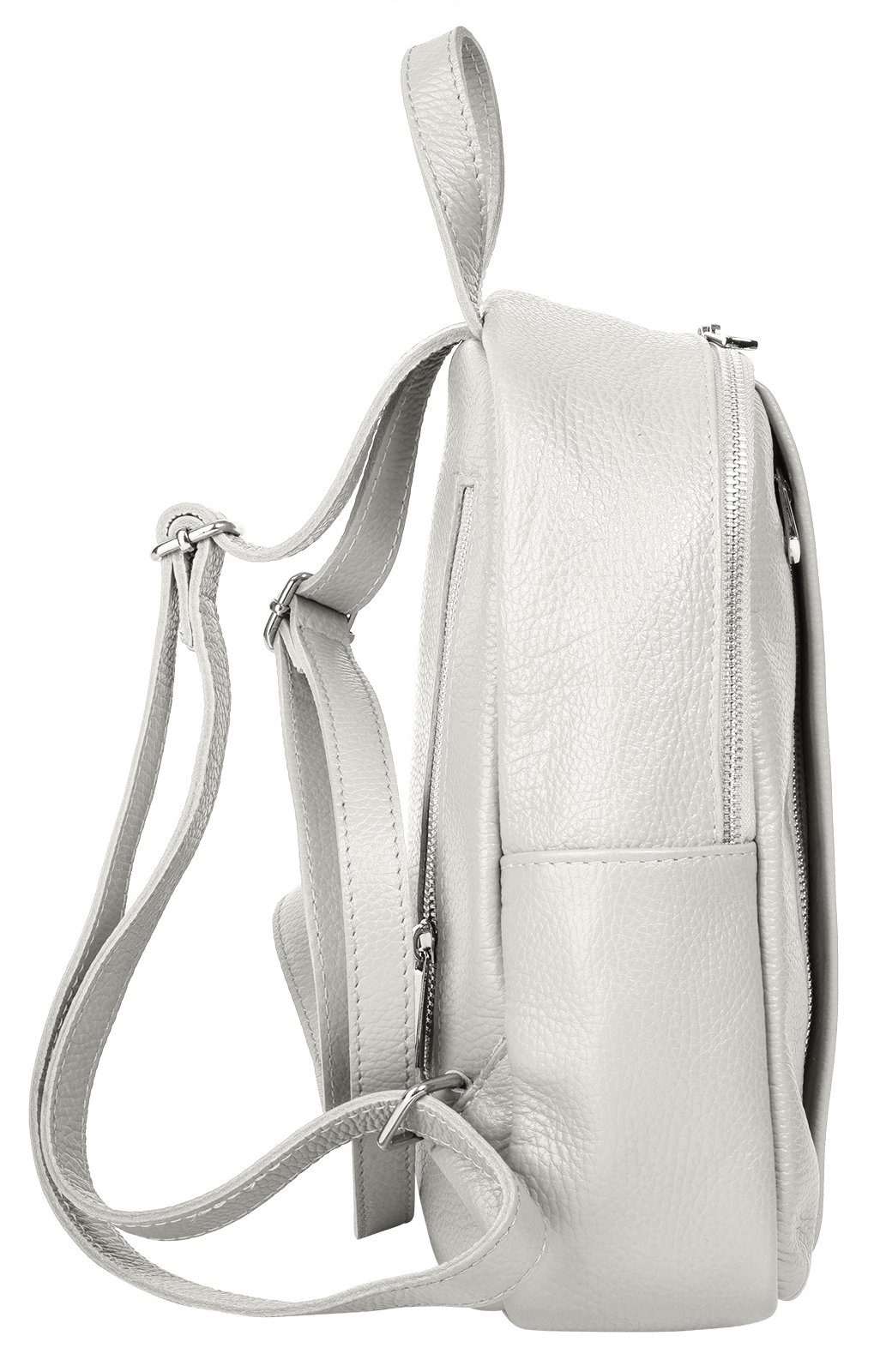 Samantha Look Cityrucksack SAMANTHA LOOK Damen Echt Leder, Made in Italy, Echt Leder, Made in Italy – Bild 5 von 5