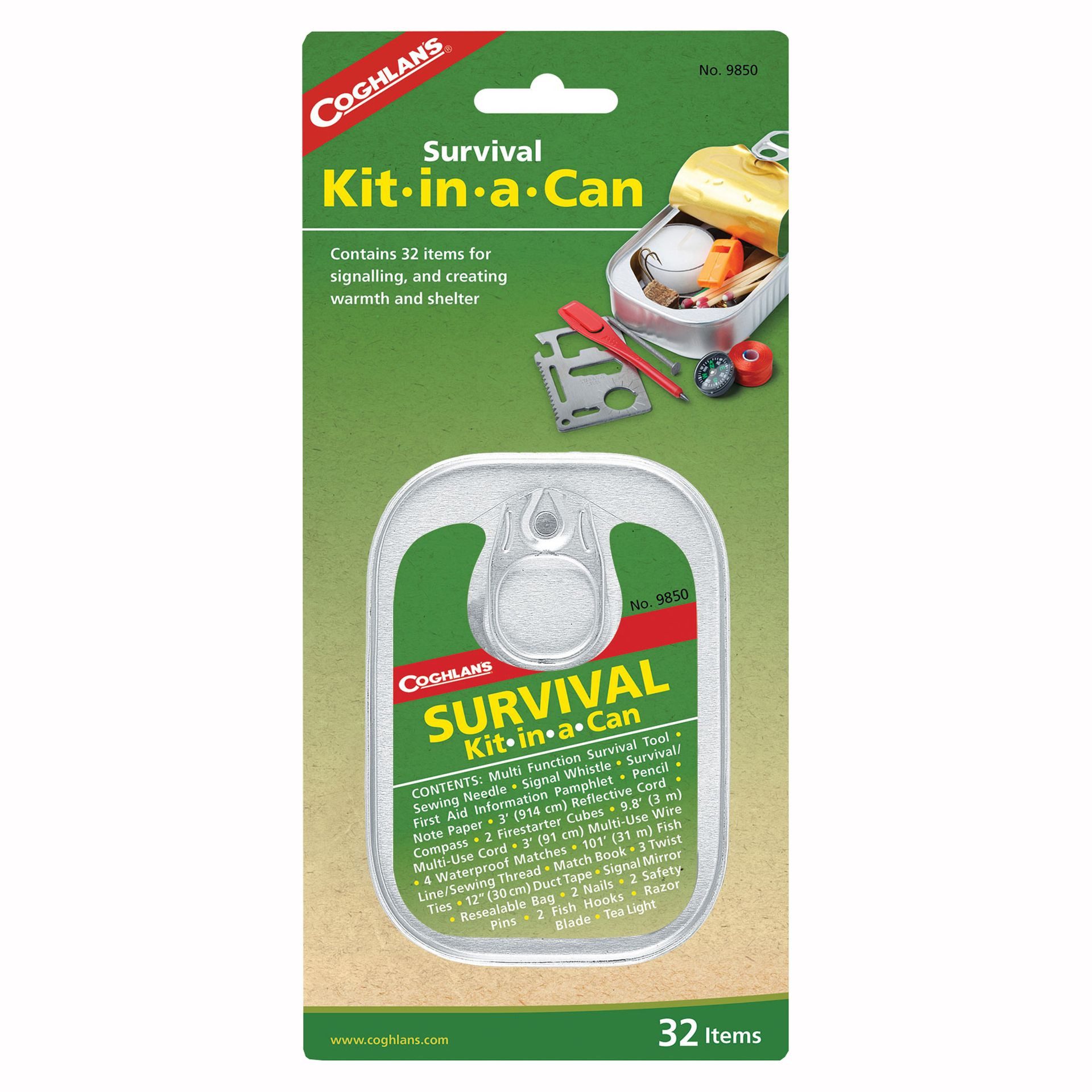 Erste-Hilfe-Set Coghlans Survival Kit 'Kit-in-a-Can'