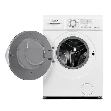comfee Waschmaschine CFEW60-124, 6 kg, 1200 U/min, Slim Line, Trommelreinigung, 15/30/45-Min-Schnellwäsche