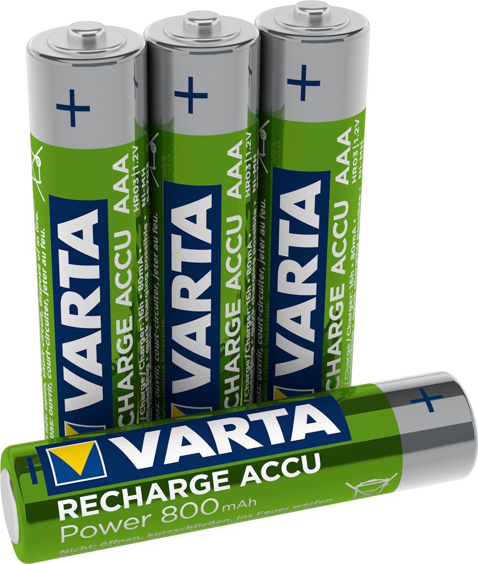 Image of VARTA Akkus RECHARGE ACCU Power Ni-MH Micro AAA 800 mAh, 4 St.
