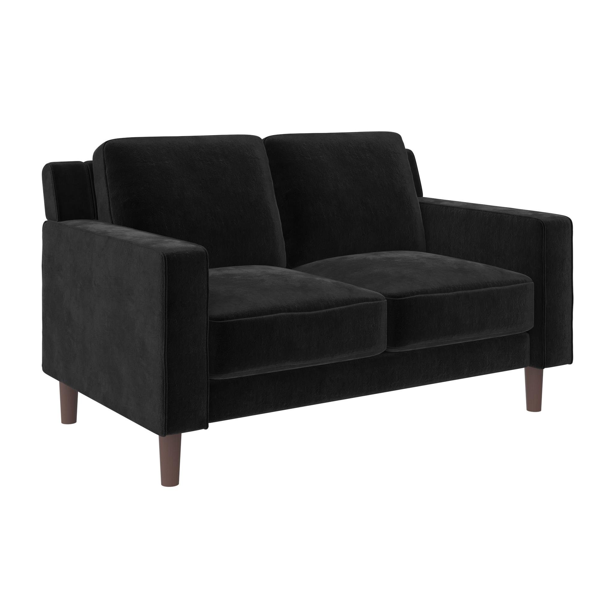 loft24 Sofa Brynn, Couch, 2-Sitzer, Samtbezug, günstig online kaufen
