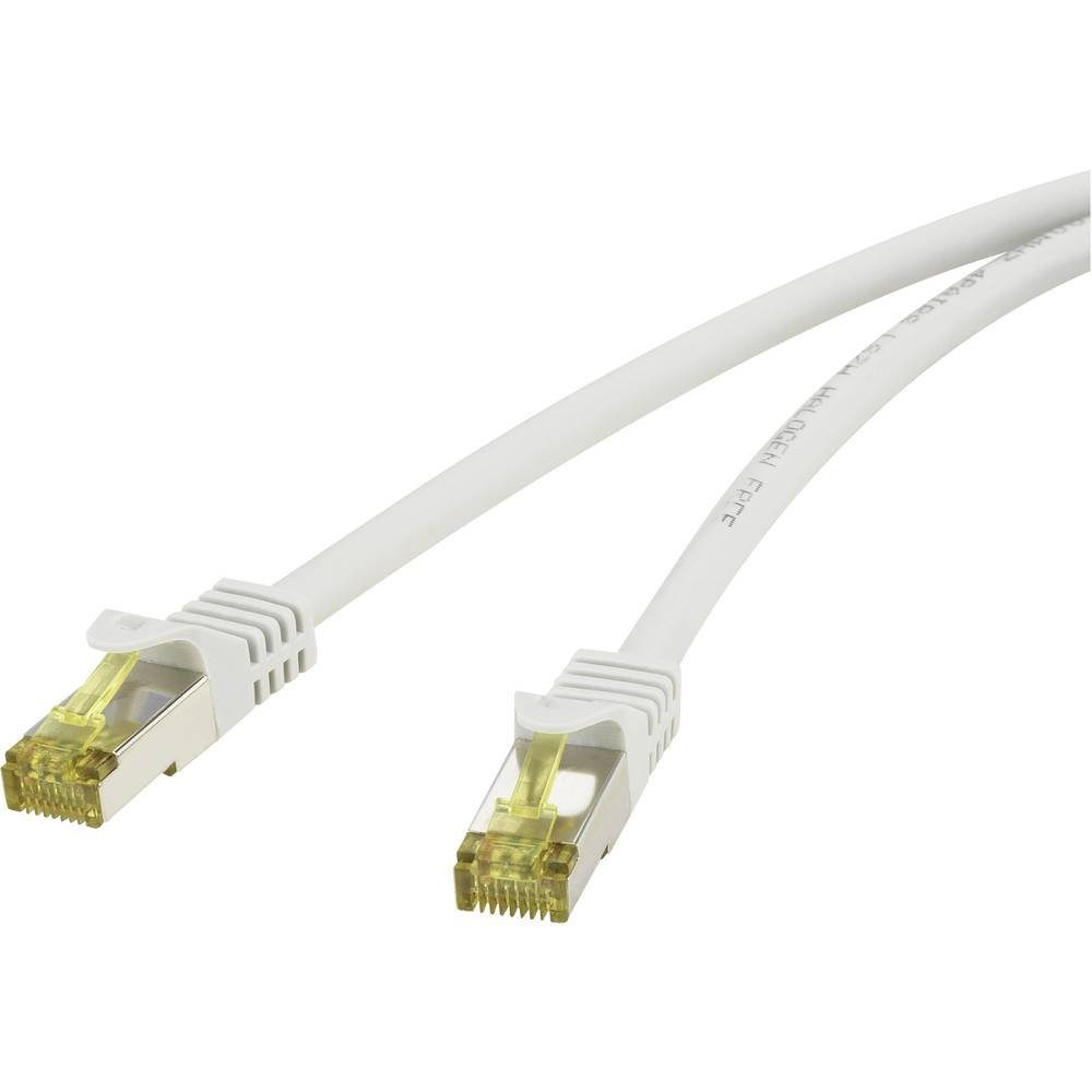 Renkforce CAT6A (mit CAT7 Rohkabel) S/FTP Netzwerkkabel 10 LAN-Kabel, (10.00 cm) | Stromversorgungskabel