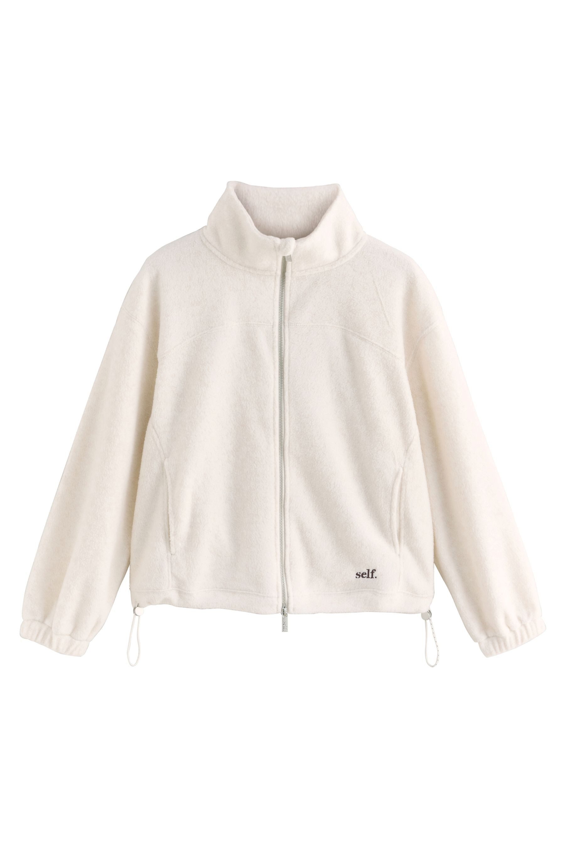 Fleecepullover Self. Polar Fleece mit durchgehendem RV