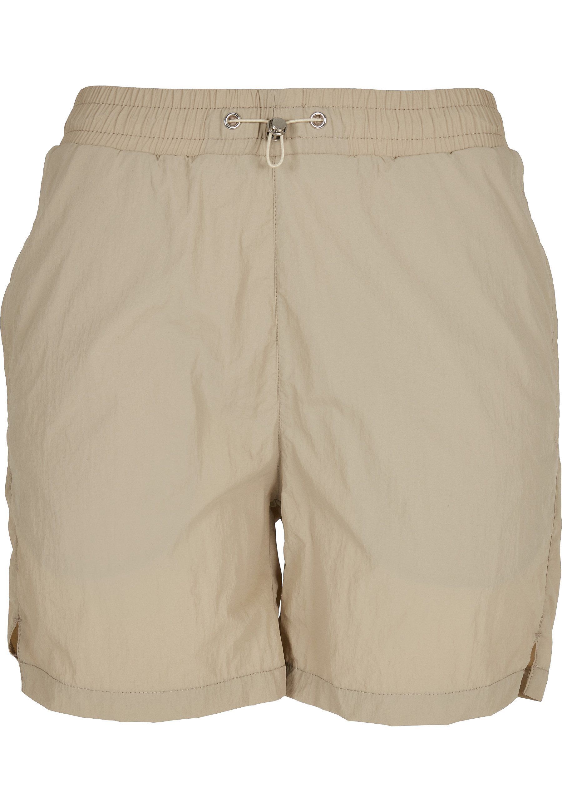 Stoffhose Urban Classics Damen Ladies Crinkle Nylon Shorts