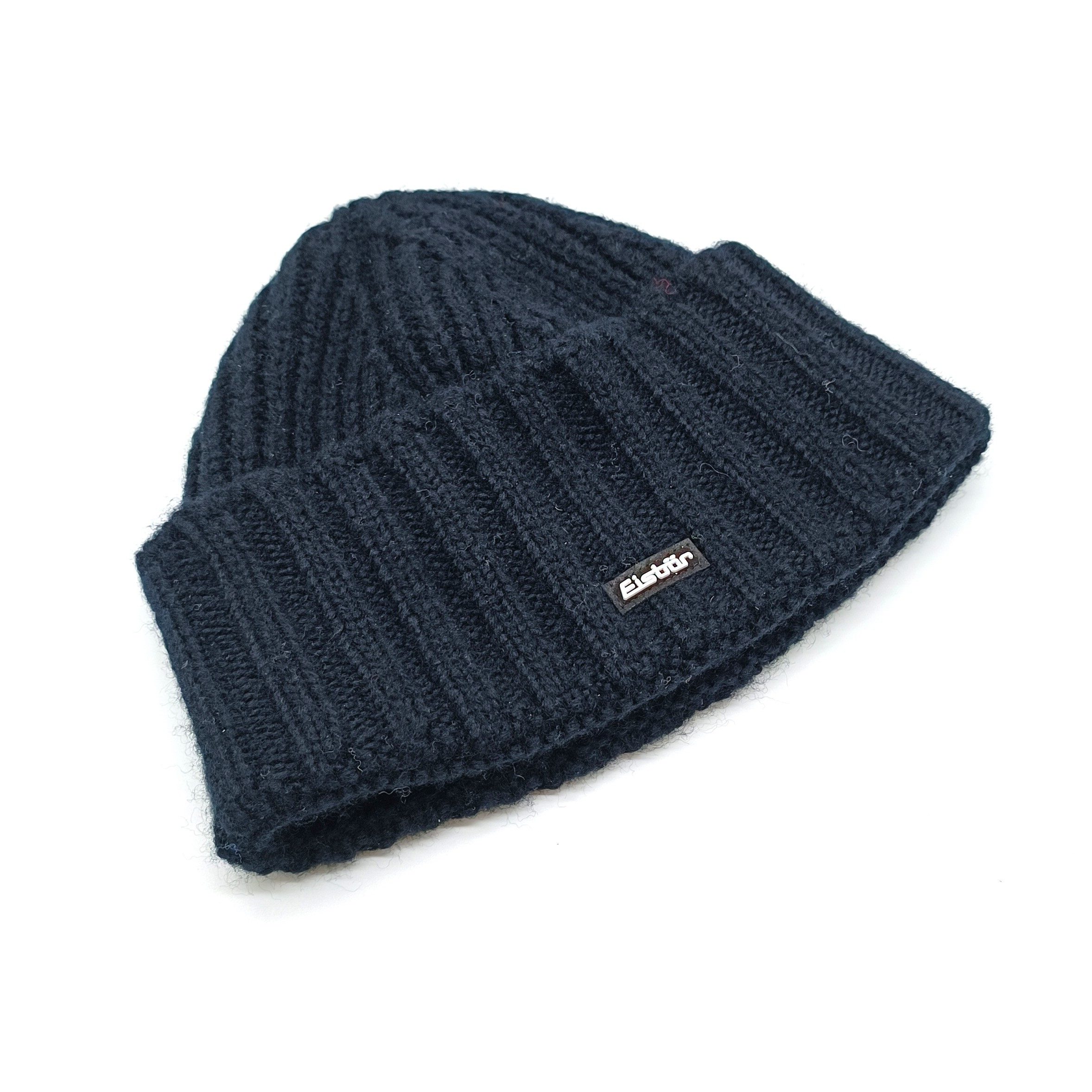 Eisbär Strickmütze Basso Docker schwarz