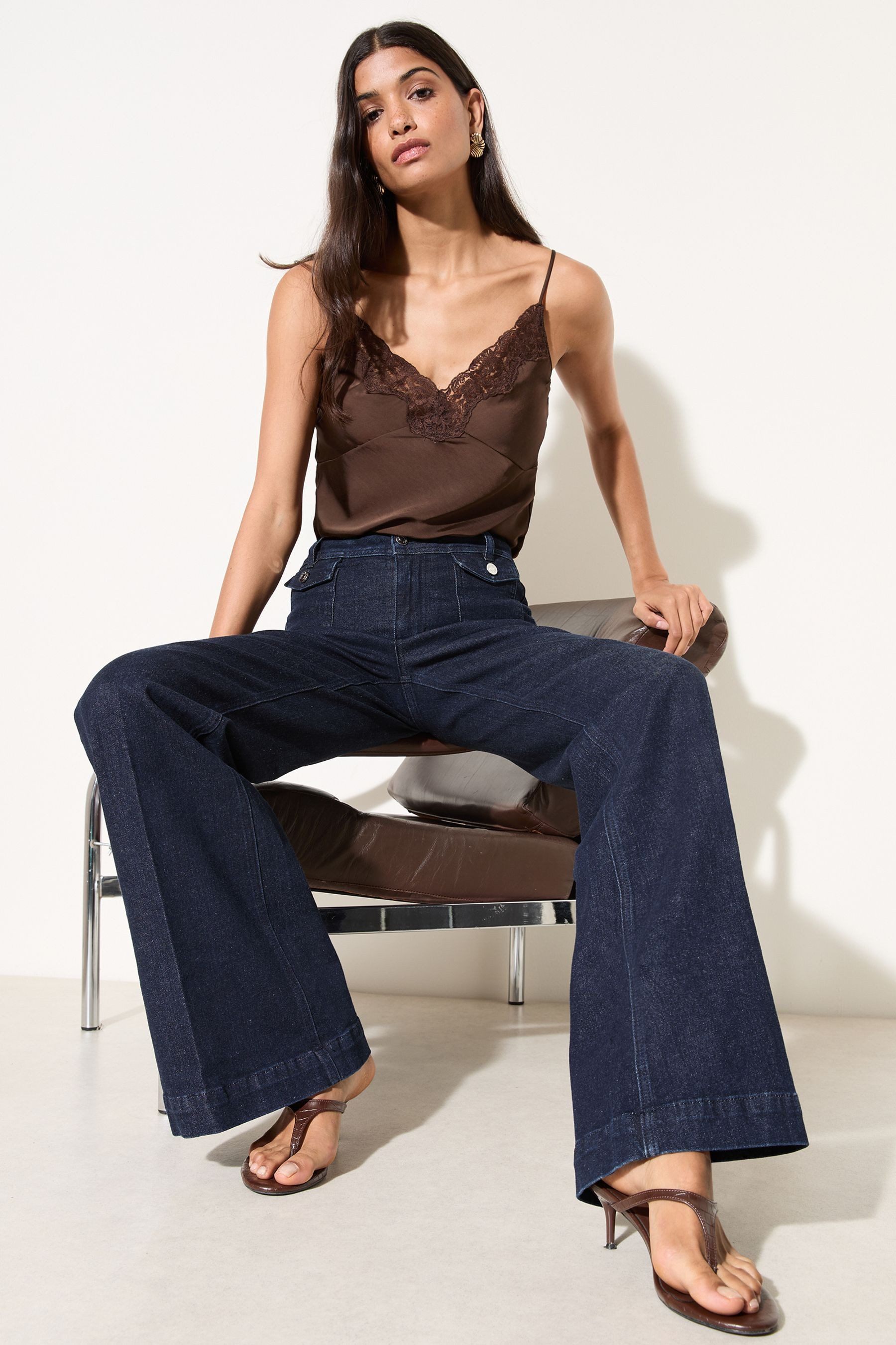 Friends Like These Weite Jeans Friends Like These Hose mit weitem Bein, Regular (1-tlg)