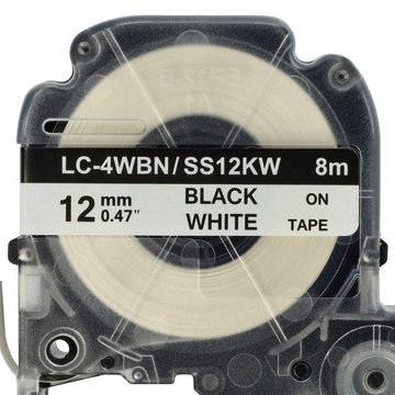 vhbw Beschriftungsband passend für Epson LabelWorks LW-700, LW-1000P, LW-600P, LW-500, LW-400