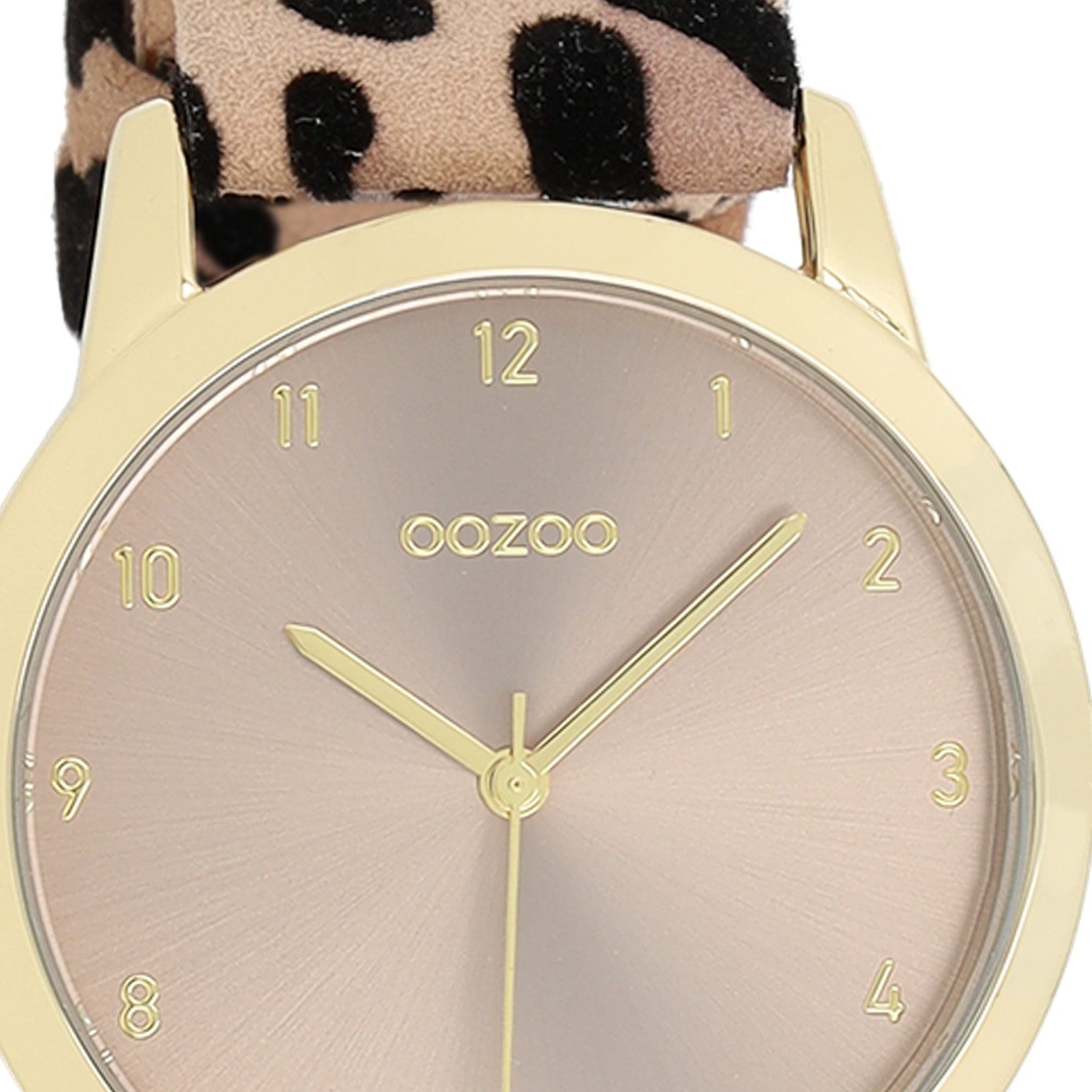OOZOO Quarzuhr Oozoo Damen Armbanduhr beige günstig online kaufen