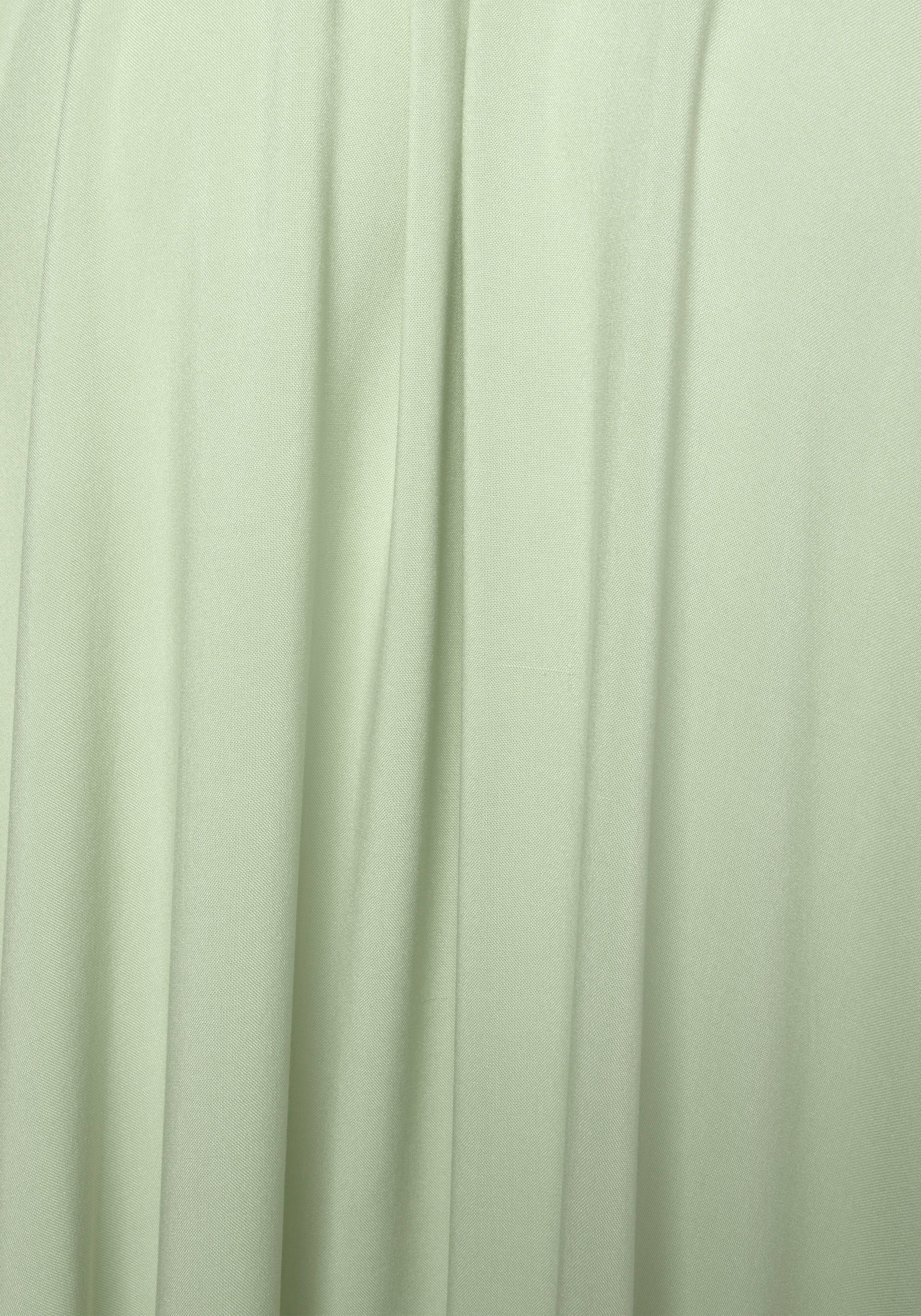 LASCANA Maxikleid aus gewebter Viskose, Cut-Out am Rücken, Sommerkleid