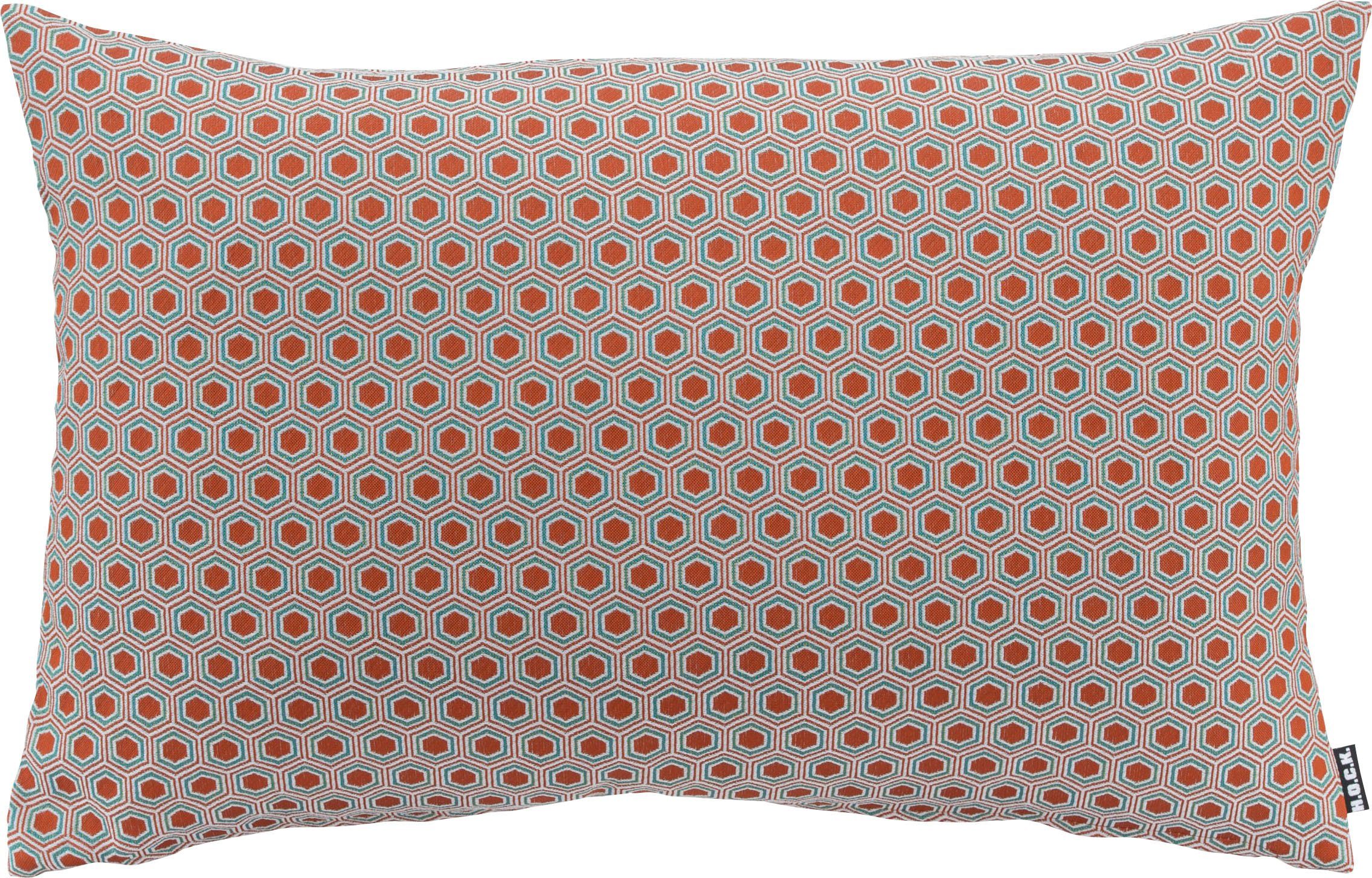 H.O.C.K. Декоративные подушки Kappi, mit Sechseck-Motiv, Подушкиhülle mit Füllung, 1 Stück