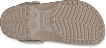 Crocs Classic Printed Camo Clog Clog, Sommerschuh, Gartenschuh, Poolslides, mit allover Muster