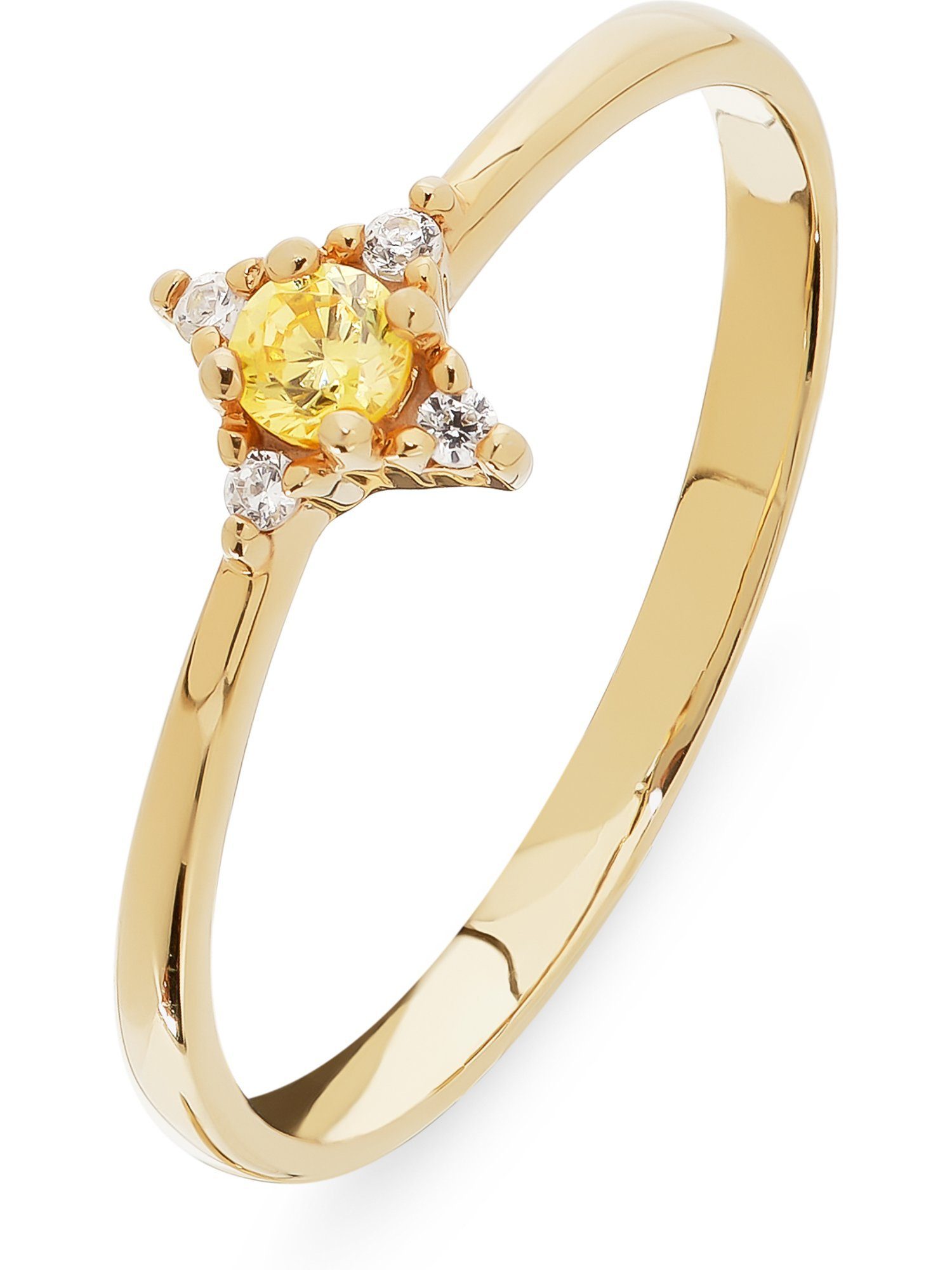 Goldring CHRIST Damen-Damenring 1 Farbstein