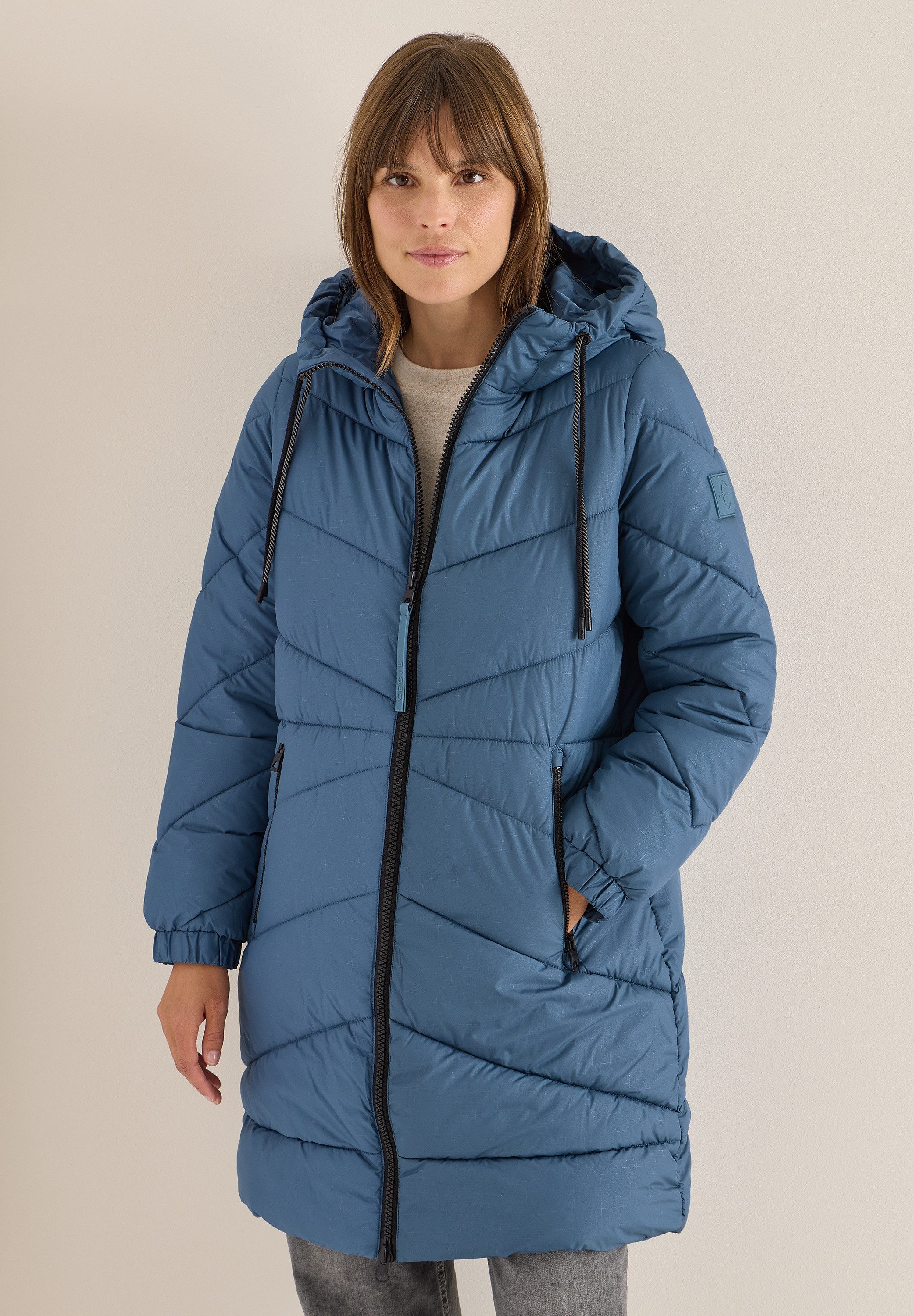 CECIL Steppmantel mit Kapuze mit Tunnelzugband günstig online kaufen
