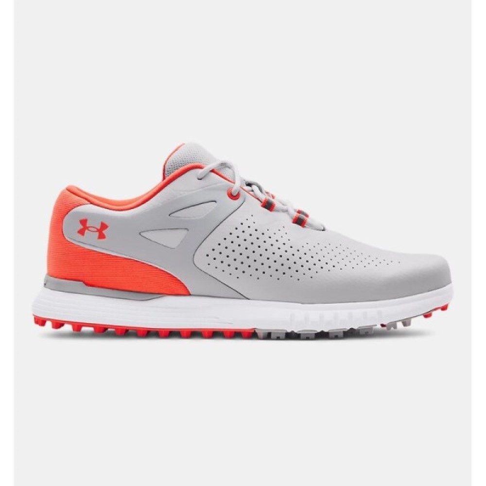 Under Armour® Under Armour Golfschuh Charged Breathe Spikeless Weiß-Orange Damen Golfschuh