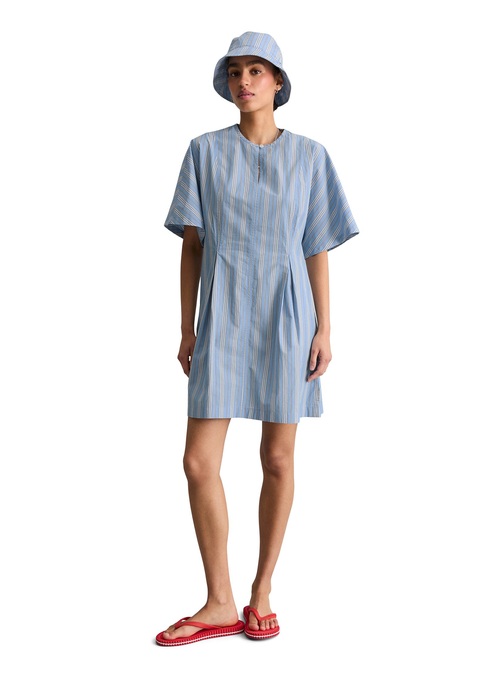 Marc O'Polo DENIM Minikleid aus Papertouch-Popeline – Bild 5 von 5