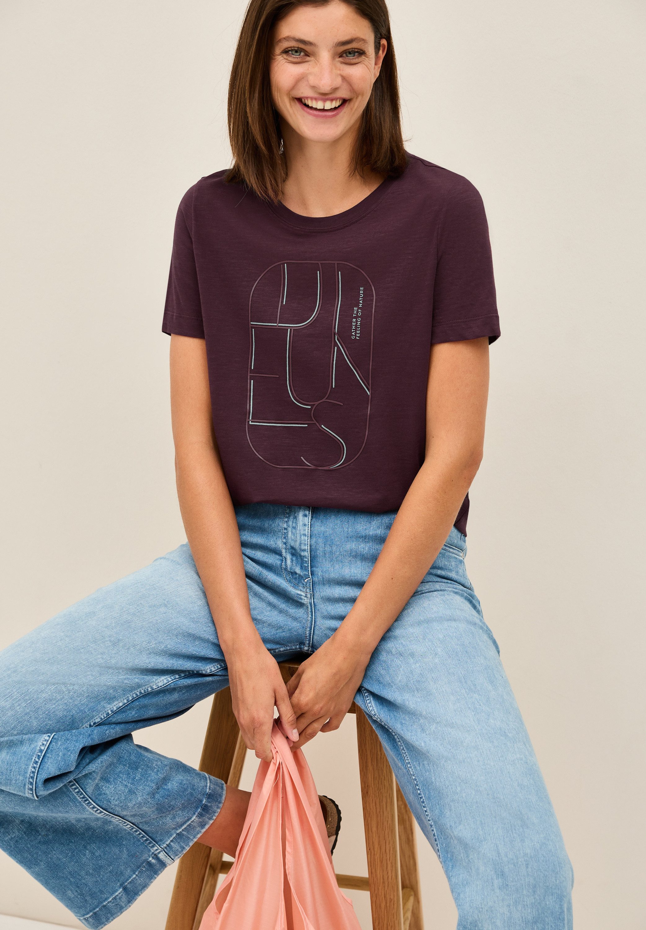 CECIL T-Shirt mit Artwork günstig online kaufen