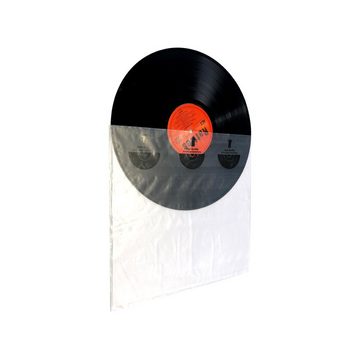 7even 12" Schallplatten LP-Innenhülle HDPE & Reispapier (50 Stück Pack) Plattenspieler