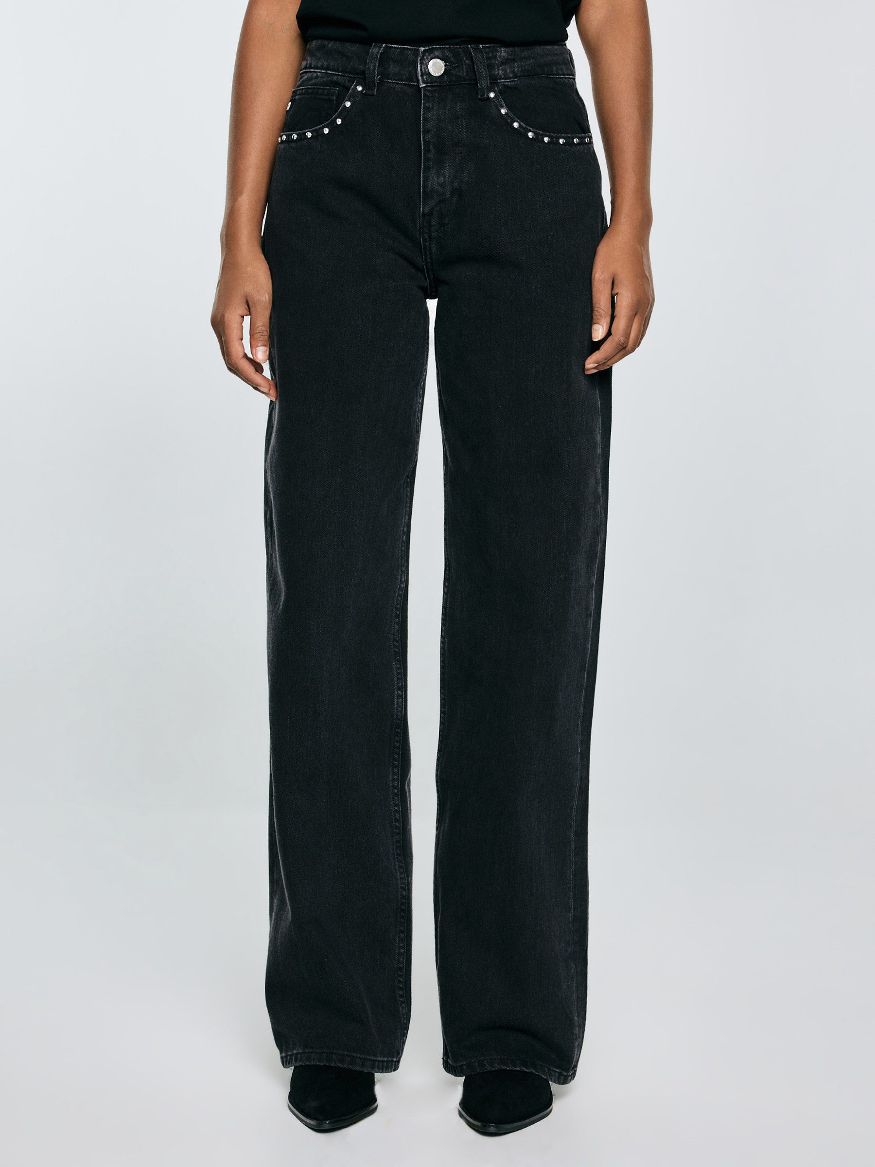 BIG STAR Weite Jeans ATREA hohe Leibhöhe günstig online kaufen