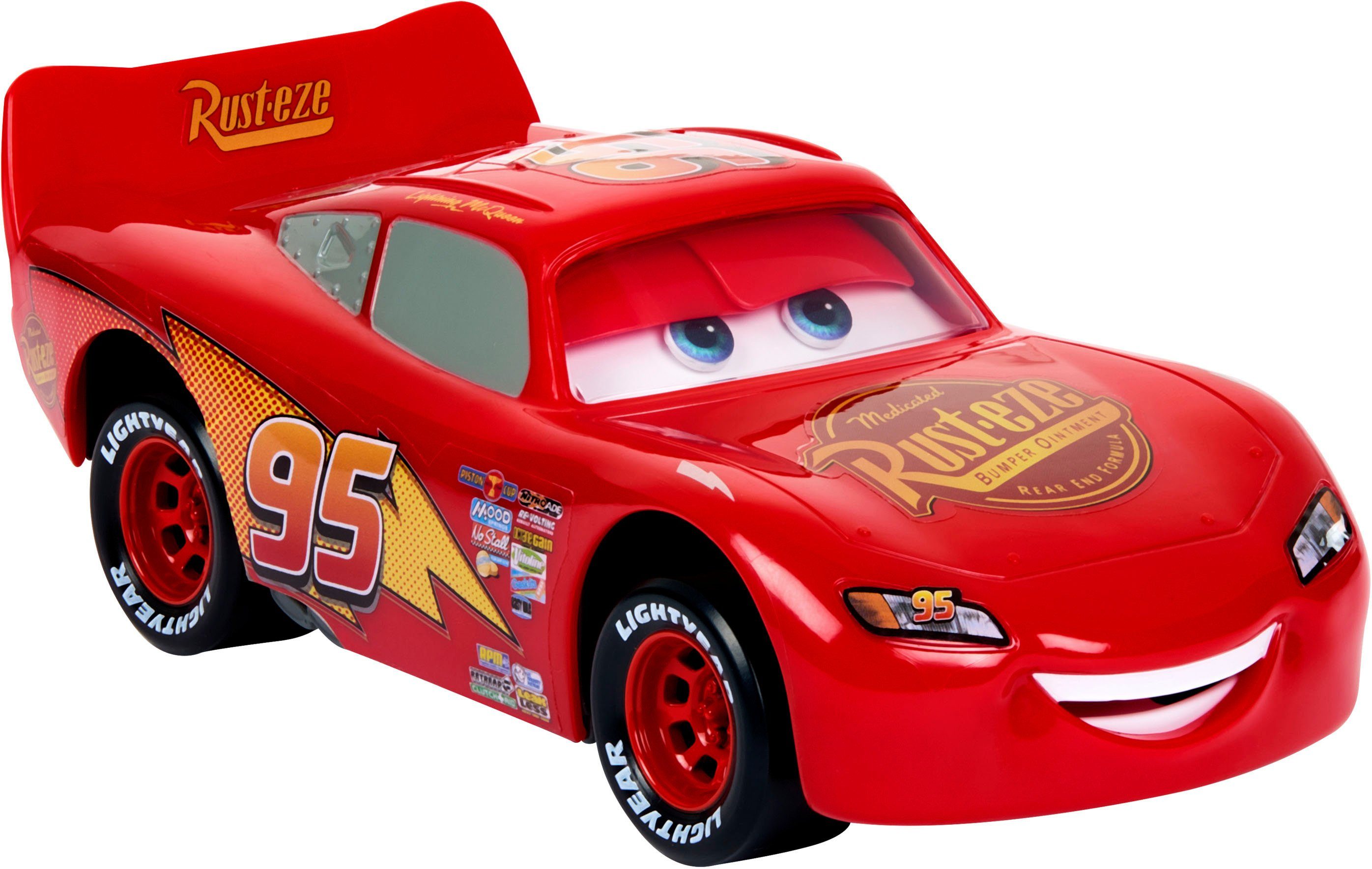 Mattel® Pixar Lightning Disney Moving Cars Spielzeug-Auto Moments McQueen