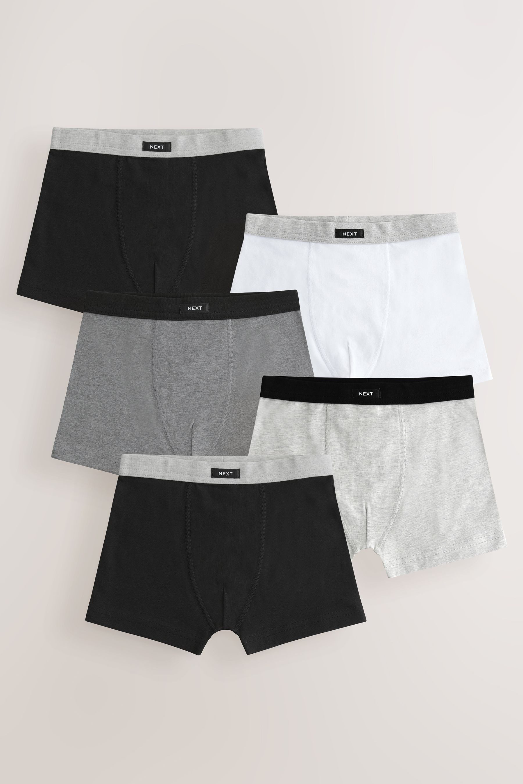 Trunk Boxershorts mit weichem Taillenbund, 5er-Pack
