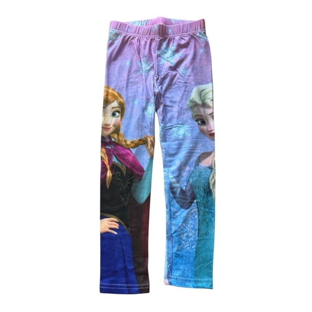 Disney Frozen Leggings Frozen Leggins für Mädchen, "Elsa & Anna", mehrfarbig, Größen 3-8