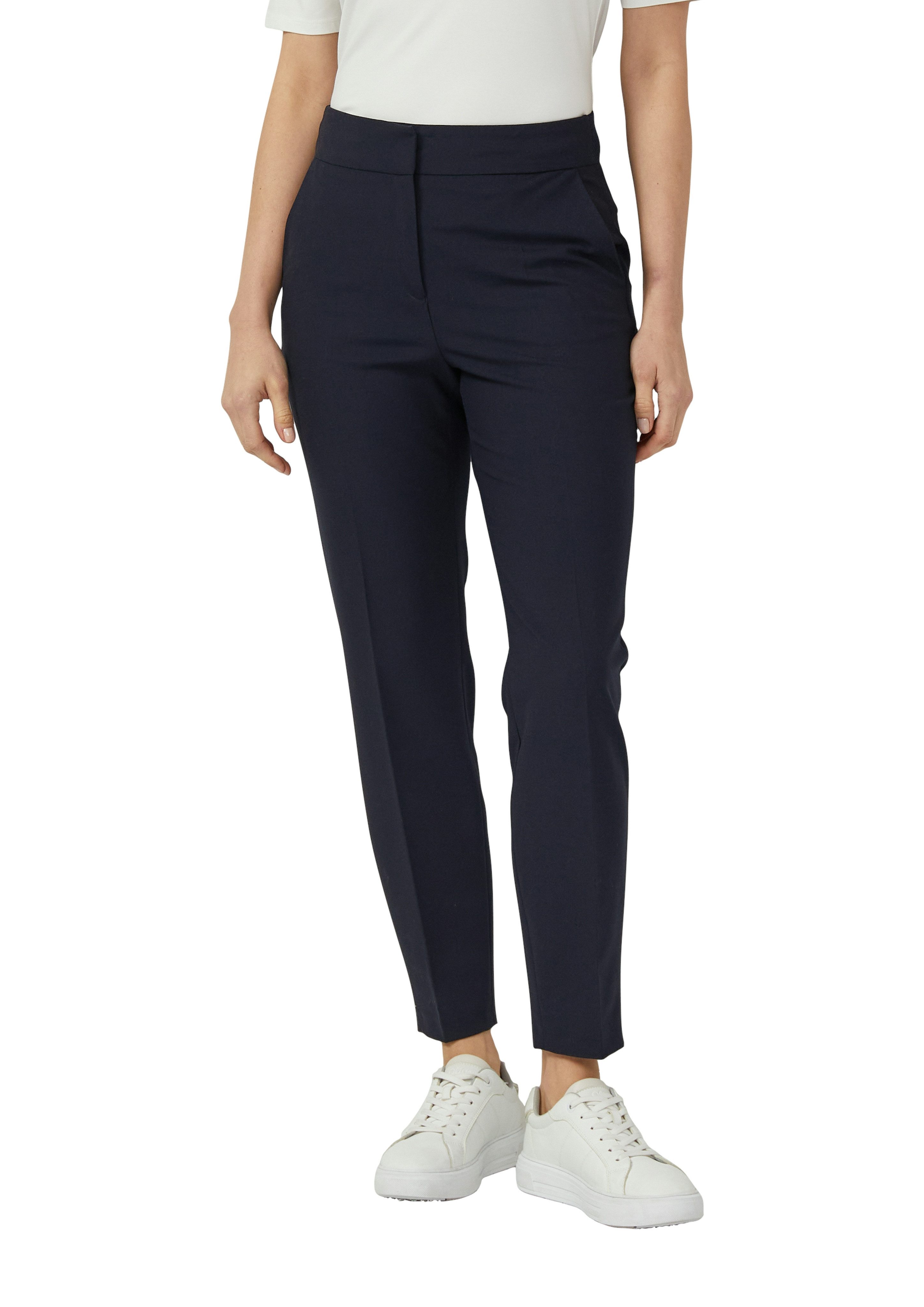 s.Oliver BLACK LABEL Stoffhose mit schmalem Bein, Viskose-Stretch günstig online kaufen