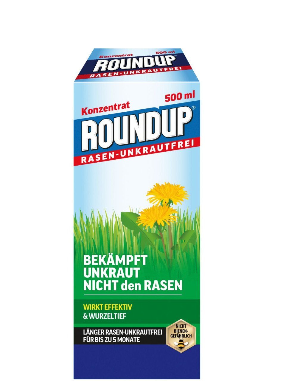 Unkrautbekämpfungsmittel Roundup Rasen-Unkrautfrei Konzentrat 500 ml