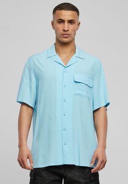 URBAN CLASSICS Langarmhemd Urban Classics Herren Viscose Camp Shirt (1-tlg)