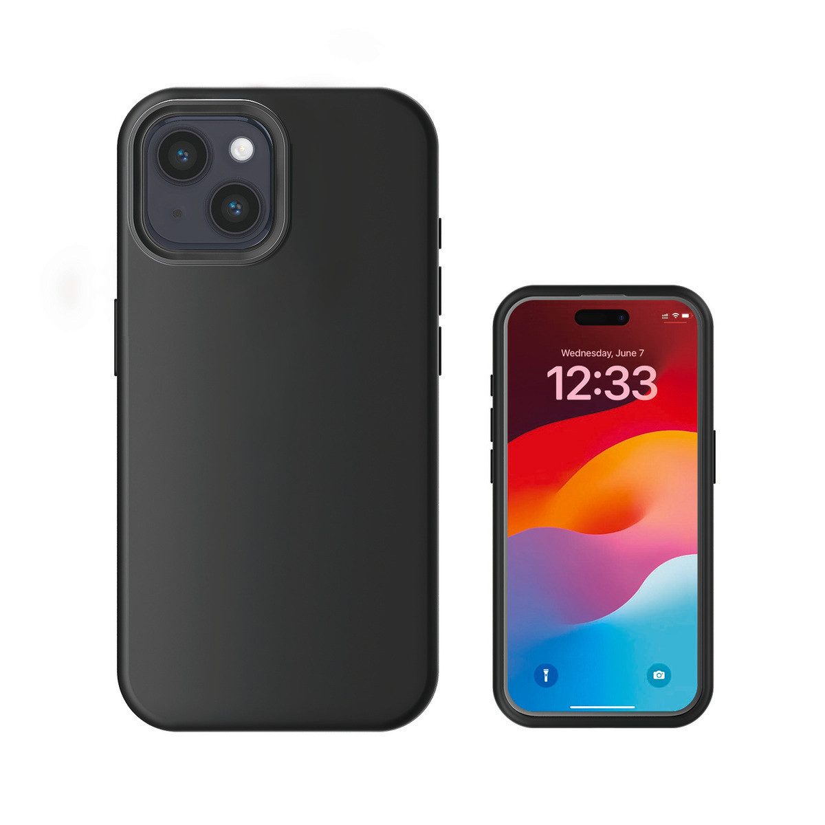 4smarts Smartphone-Hülle Silikon Case für Apple iPhone 15