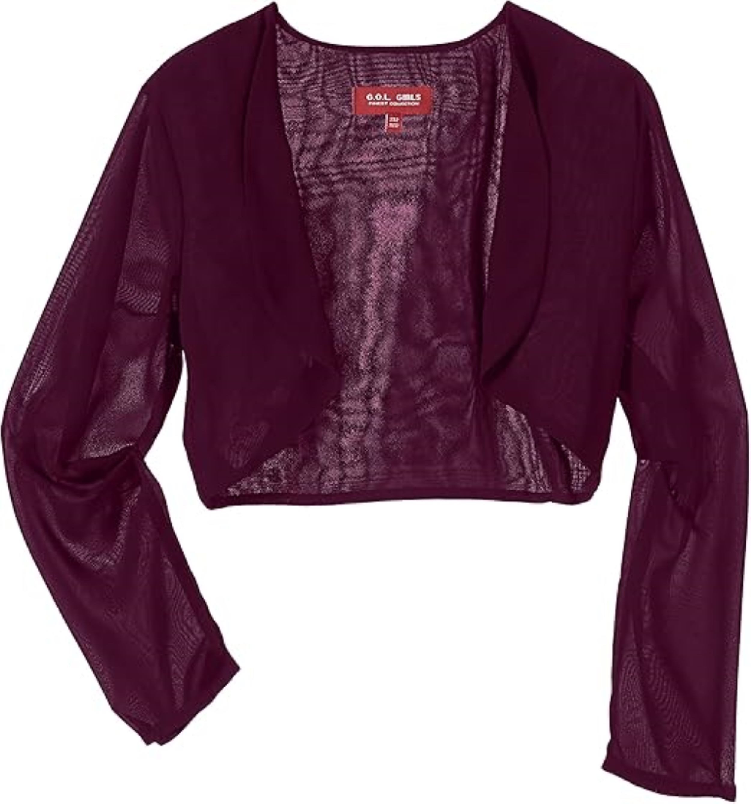 G.O.L. Bolerojacke Chiffon lila, schwarz oder günstig online kaufen
