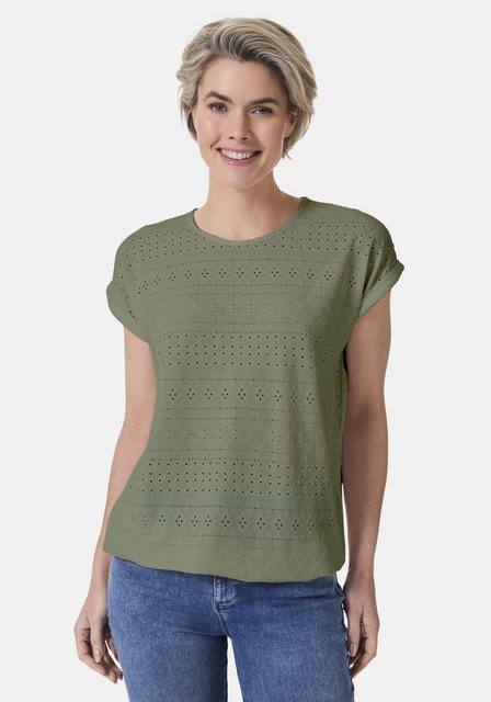 STOOKER WOMEN Kurzarmshirt CLEA T-Shirt Regular Fit T-Shirt mit dezentem Au günstig online kaufen