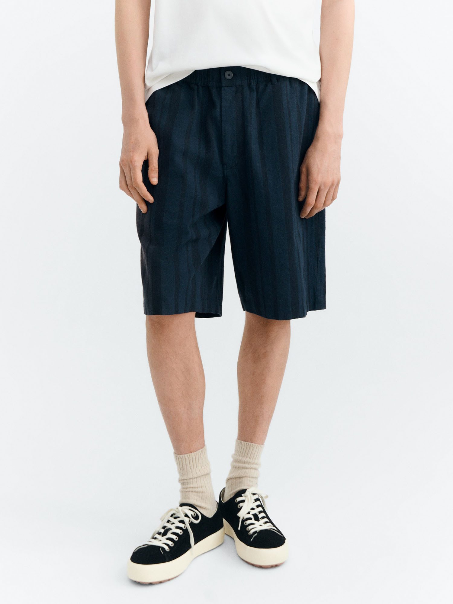 Thinking Mu Shorts Dappled Stripes Gasper Shorts