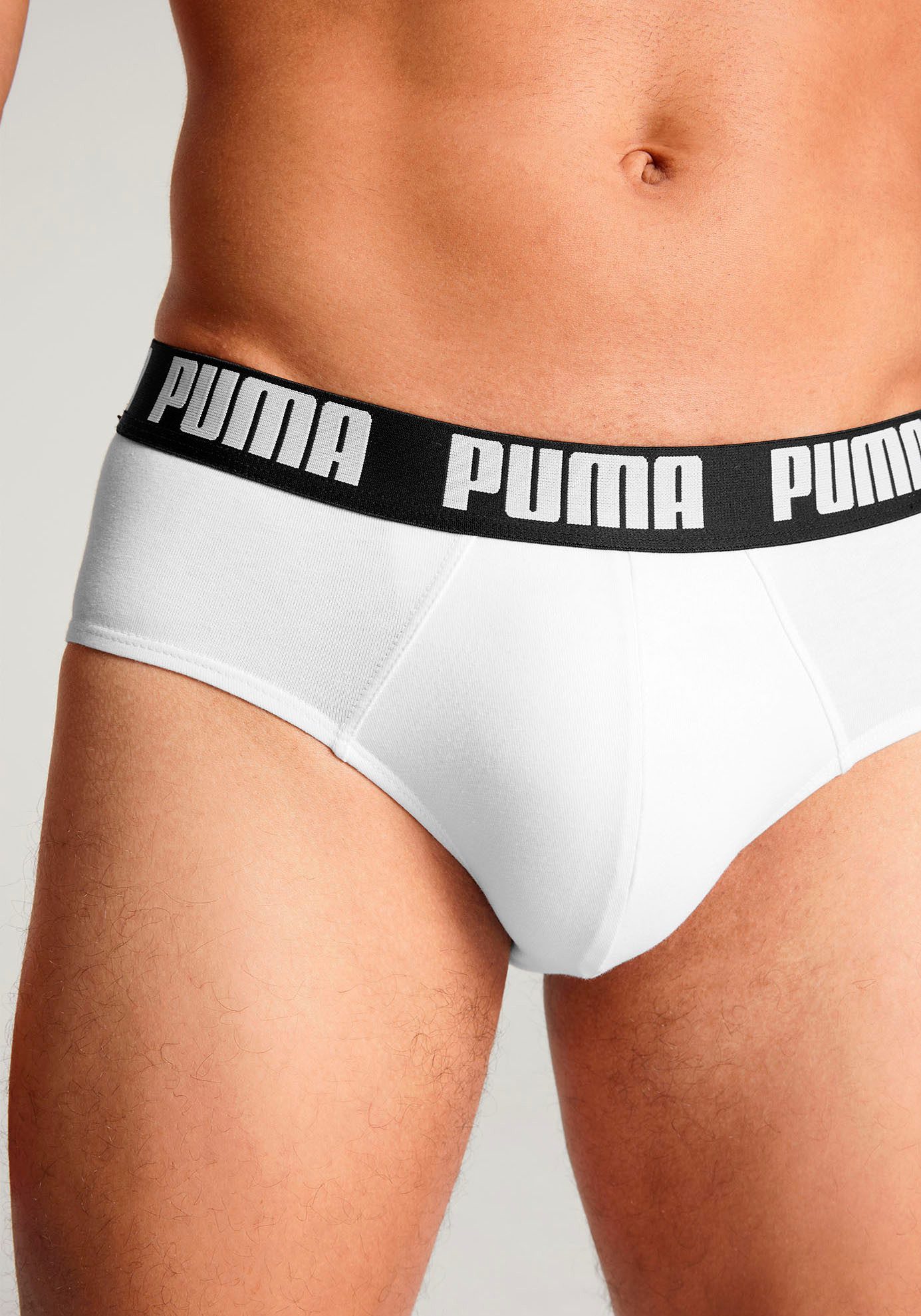 PUMA Slip (2er Pack) ohne Eingriff, Logobund