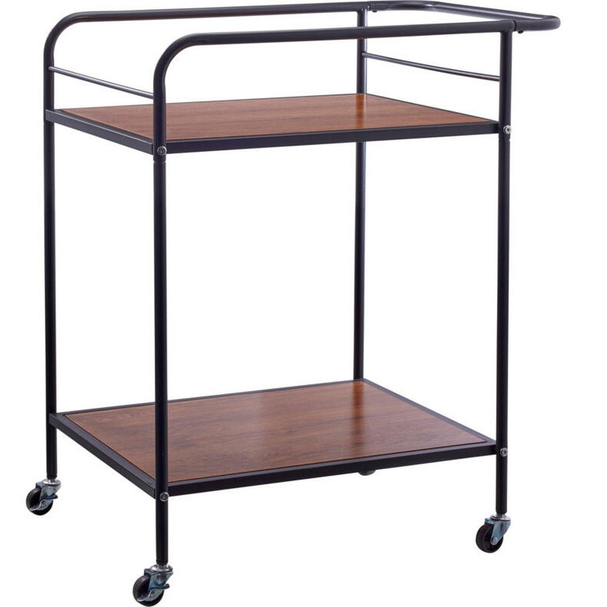 Storage solutions Küchenwagen Küchenwagen mit 2 Ablageböden, auf Rollen, 62,5 x 43 x 73,5 cm