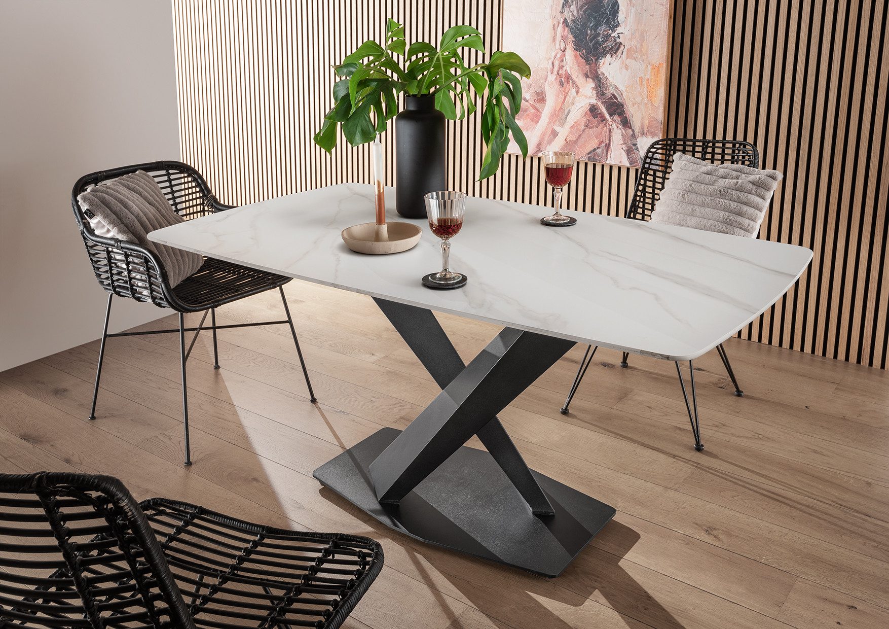 Paroli Esstisch, Keramiktischplatte