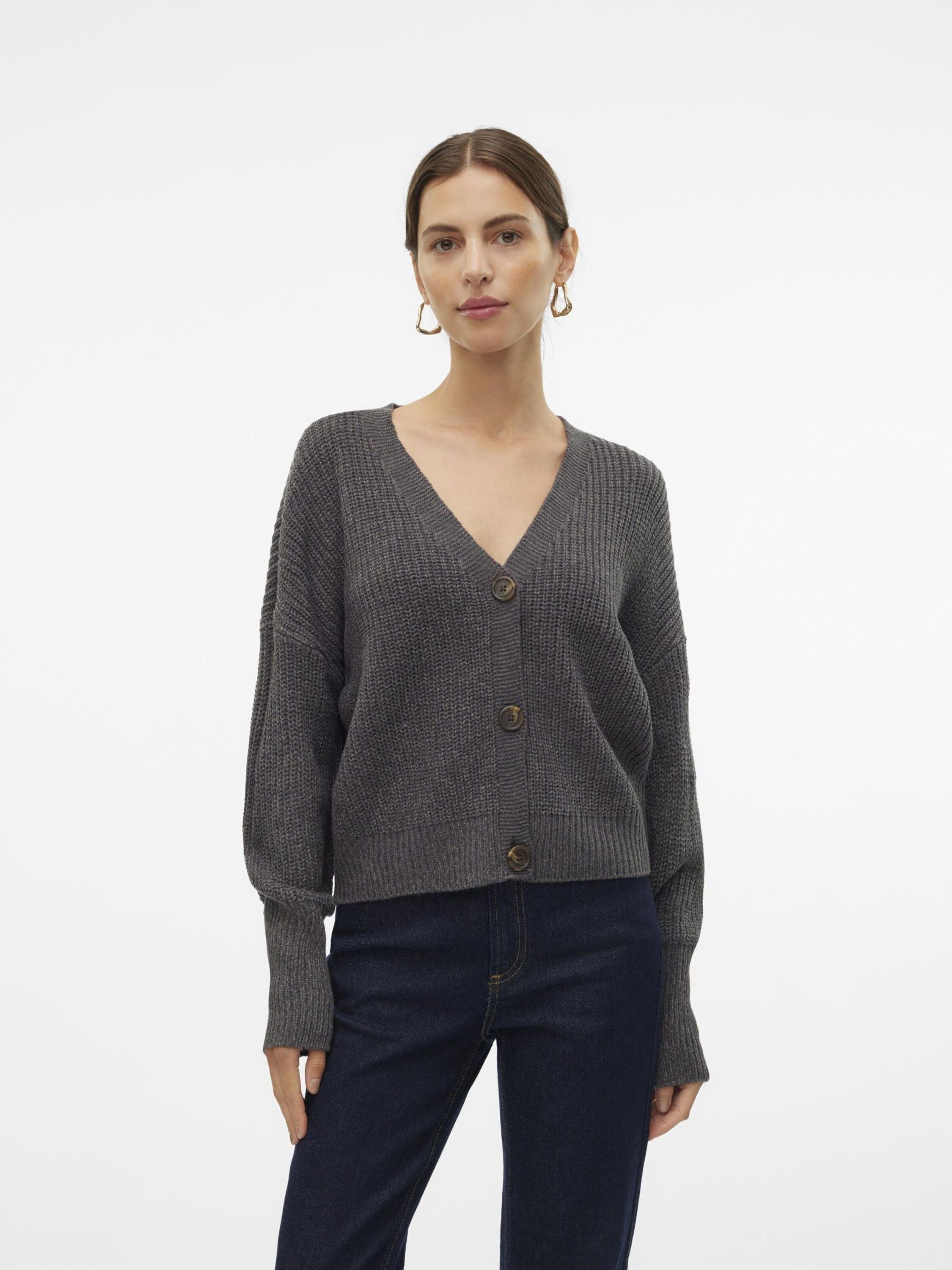 Vero Moda Strickjacke VMLea (1-tlg) Plain/ohne günstig online kaufen