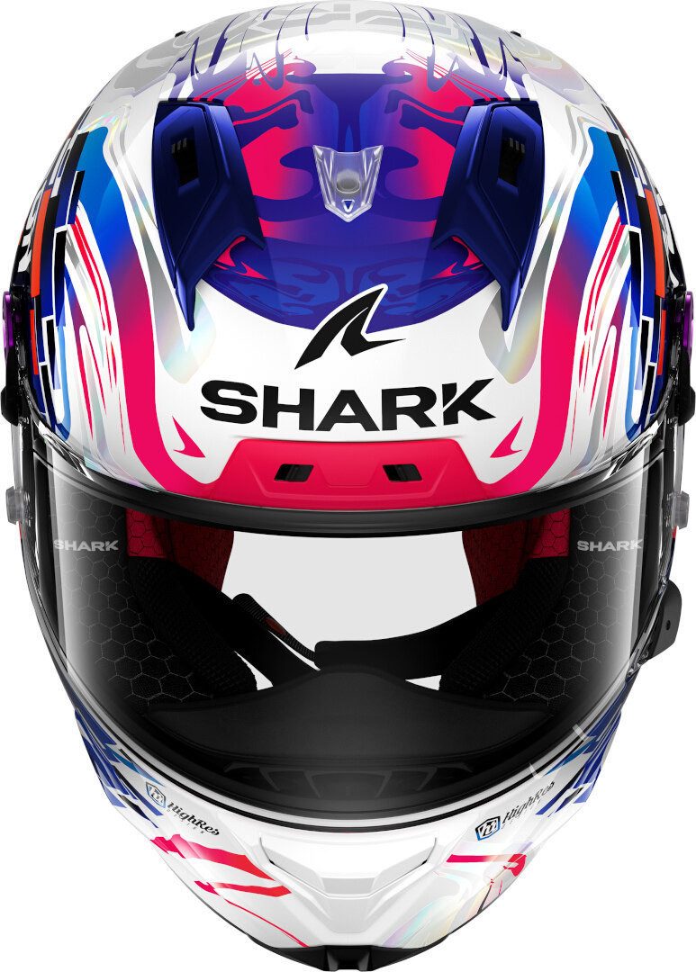 Shark Motorradhelm Aeron GP Replica Zarco GP de France Helm, Spoiler, ECE 22.06