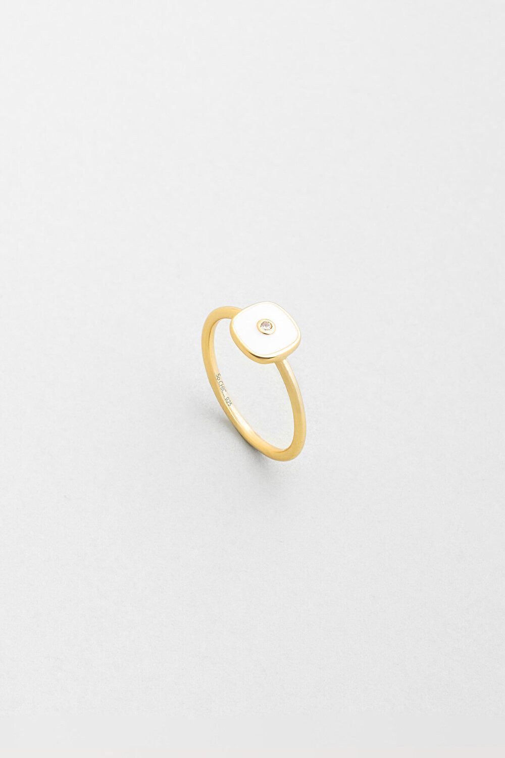 So CHIC... Silberring Vintage Goldplattierter Silberring