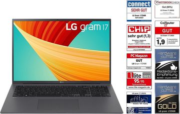 LG Full HD, 17",Ultralight Notebook, i7 Notebook (43,18 cm/17 Zoll, Intel Core i7 1360P, 1000 GB SSD, Laptop, Computer, Notebook, 17 Zoll, PC, Business LG)
