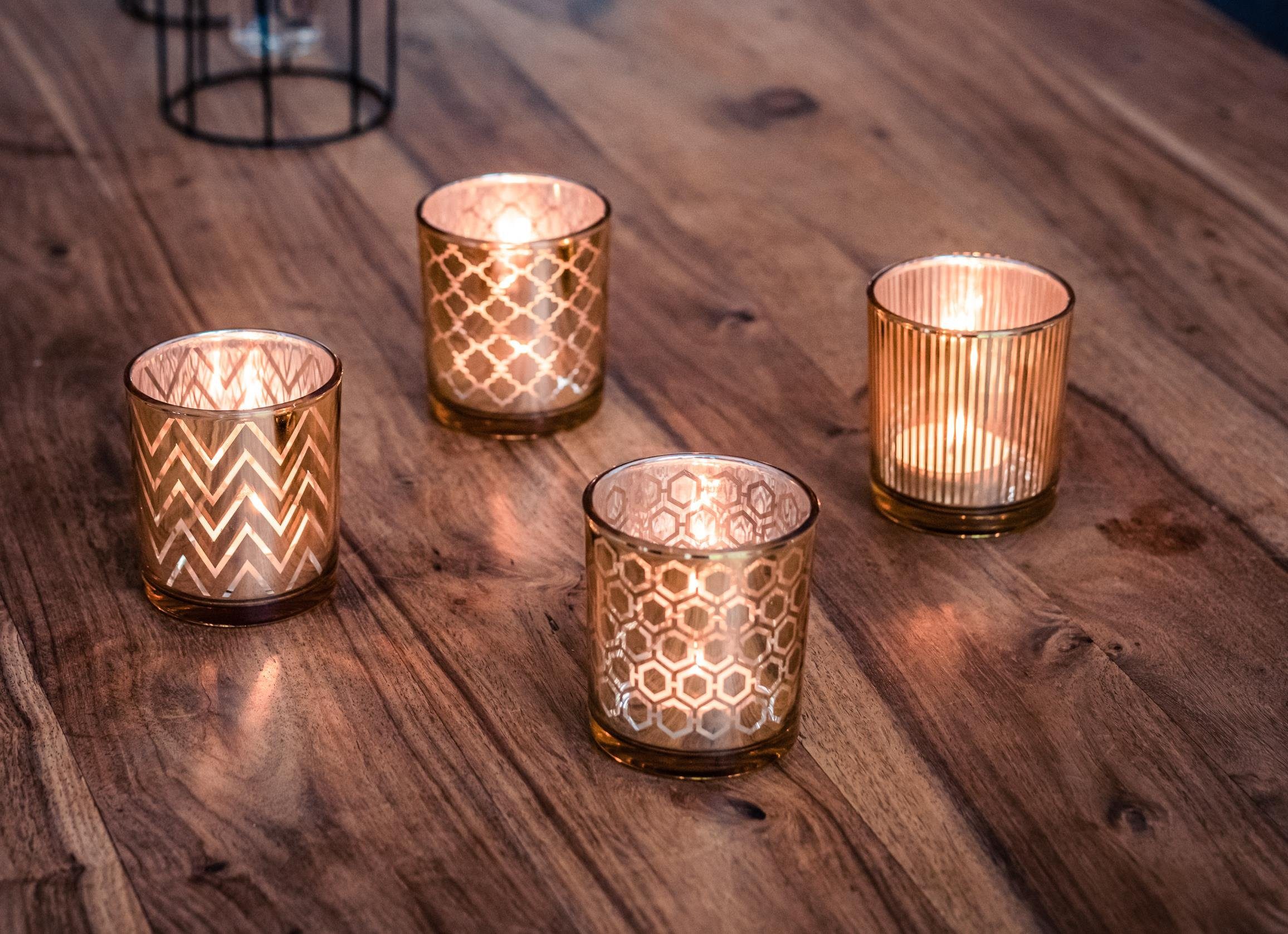 Flanacom Teelichthalter Orientalische Kerzengläser Glas - günstig online kaufen