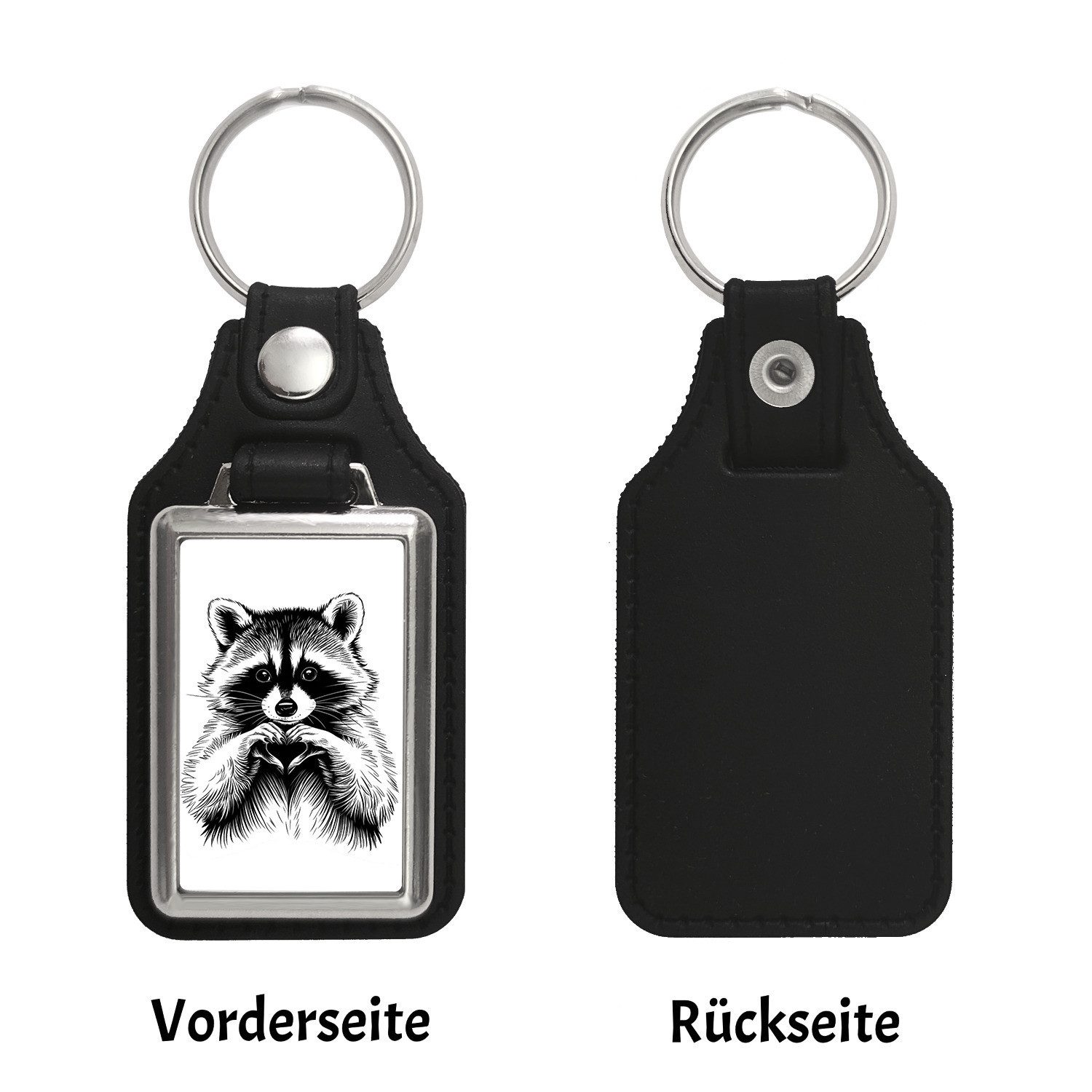 speecheese Schlüsselanhänger Waschbär zeigt Herz Schlüsselanhänger günstig online kaufen