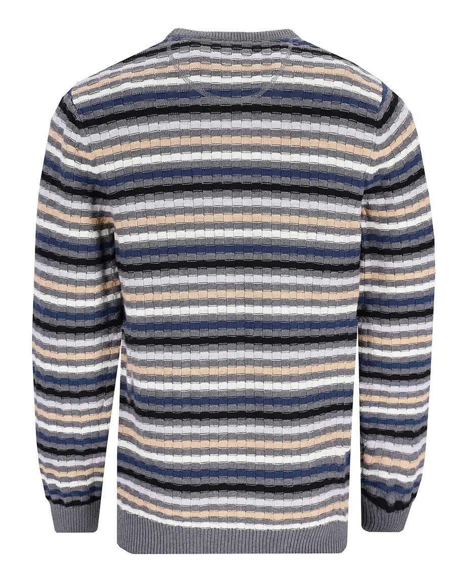 Hajo Rundhalspullover Strukturierter Rundhalspullover günstig online kaufen