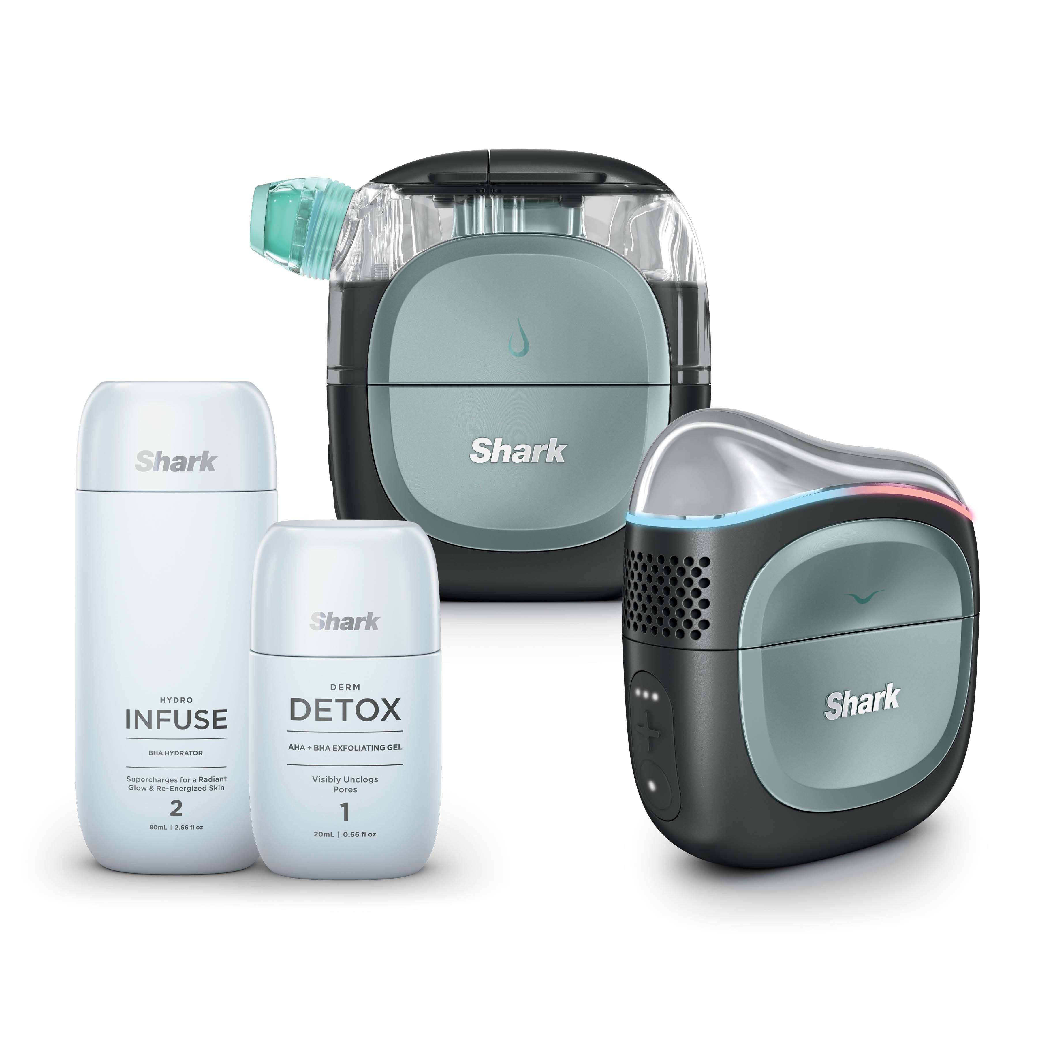 Shark Gesichtspflege-Set Shark FacialPro Glow + DePuffi Hydro