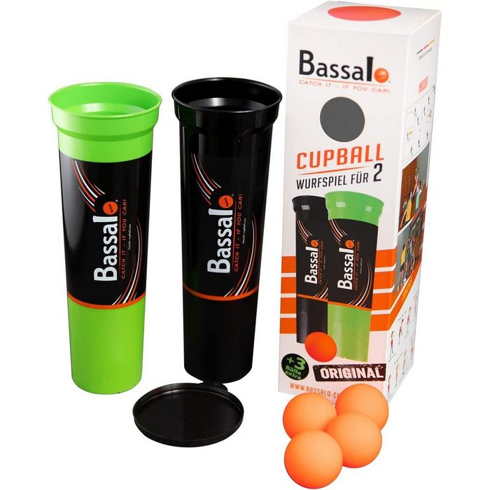 Bassalo Spielball Cupball 2er Starter-Set Plus - 2 Becher 4 Bälle Spielanleitung Made in Germany